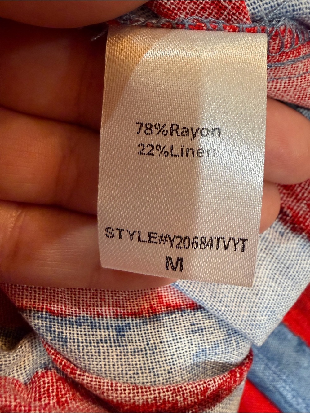 Pomander Place Red & Blue Striped Tie-Waist Maxi Skirt - Picture 6 of 6